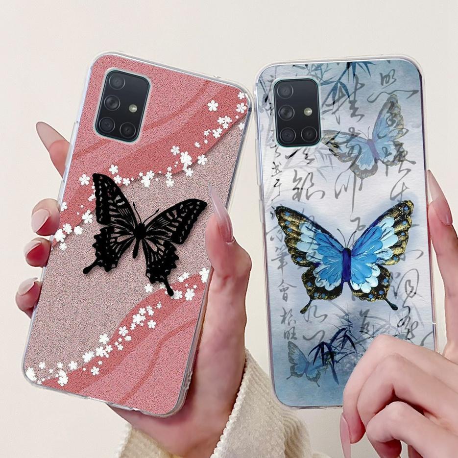 For Samsung Galaxy A31 A51 A71 Case A315F A515F A715F New Luxury Painted Cover Soft Silicone Case For Samsung A51 A 31 71 Fundas