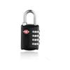 FC-Factory TSA Key Padlock 4 Digit Dial Lock Overseas Travel Supplies Safe Security Goods American Safety Transportation Agency Certified PIN Number