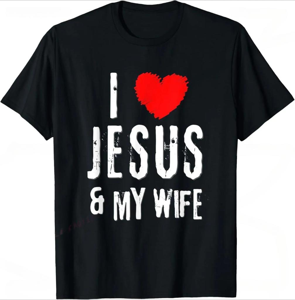 I Love Jesus T Shirt For Unisex Short Sleeved God Cross Religion Tshirt Church Christian Tshirt Fashion Street Tee Top Gift