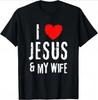 I Love Jesus T Shirt For Unisex Short Sleeved God Cross Religion Tshirt Church Christian Tshirt Fashion Street Tee Top Gift