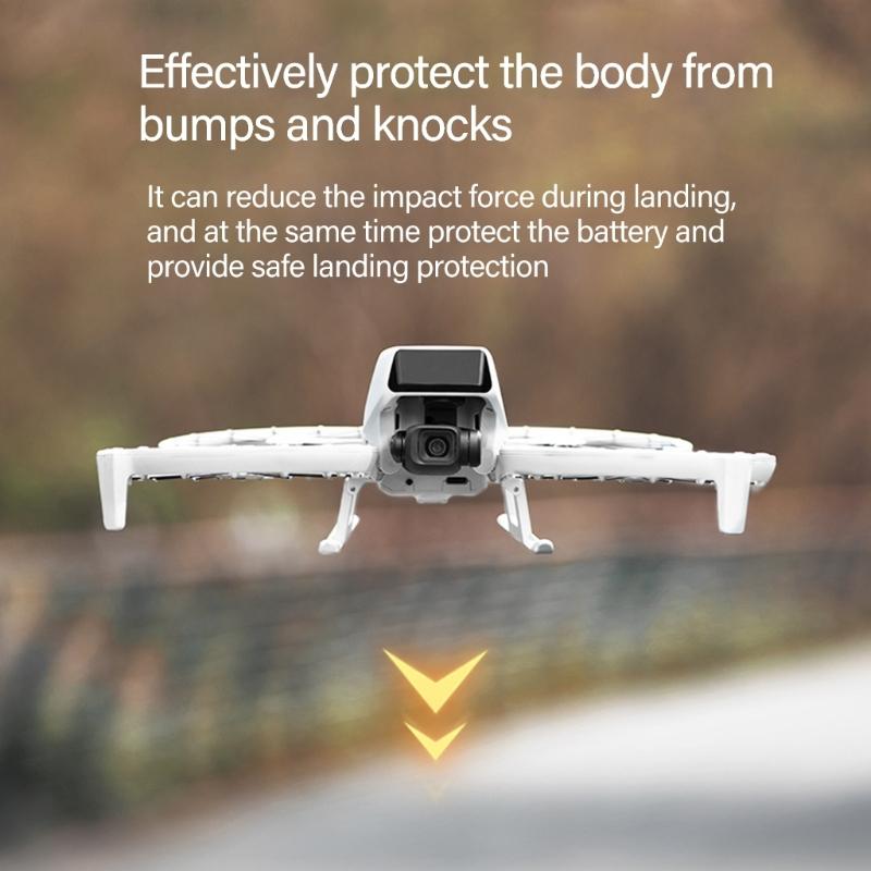 Portable LED Landing Gear Foldable Extension Leg Night Navigation Light Landing Skid for FLIP Drones Accessories