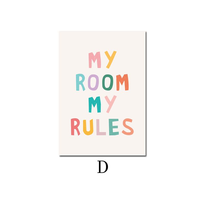 Druck Poster Kind Illustration Kindergarten ästhetische süße Tier Obst Leinwand Malerei Wand Kunst Bild Kleinkind Mutter Zimmer Dekor