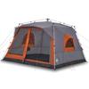 VidaXL Family Cabin Tent 7-Person Grey Orange Quick Pitch, Tent, Garden Tent, Outdoor Shelter 4004218