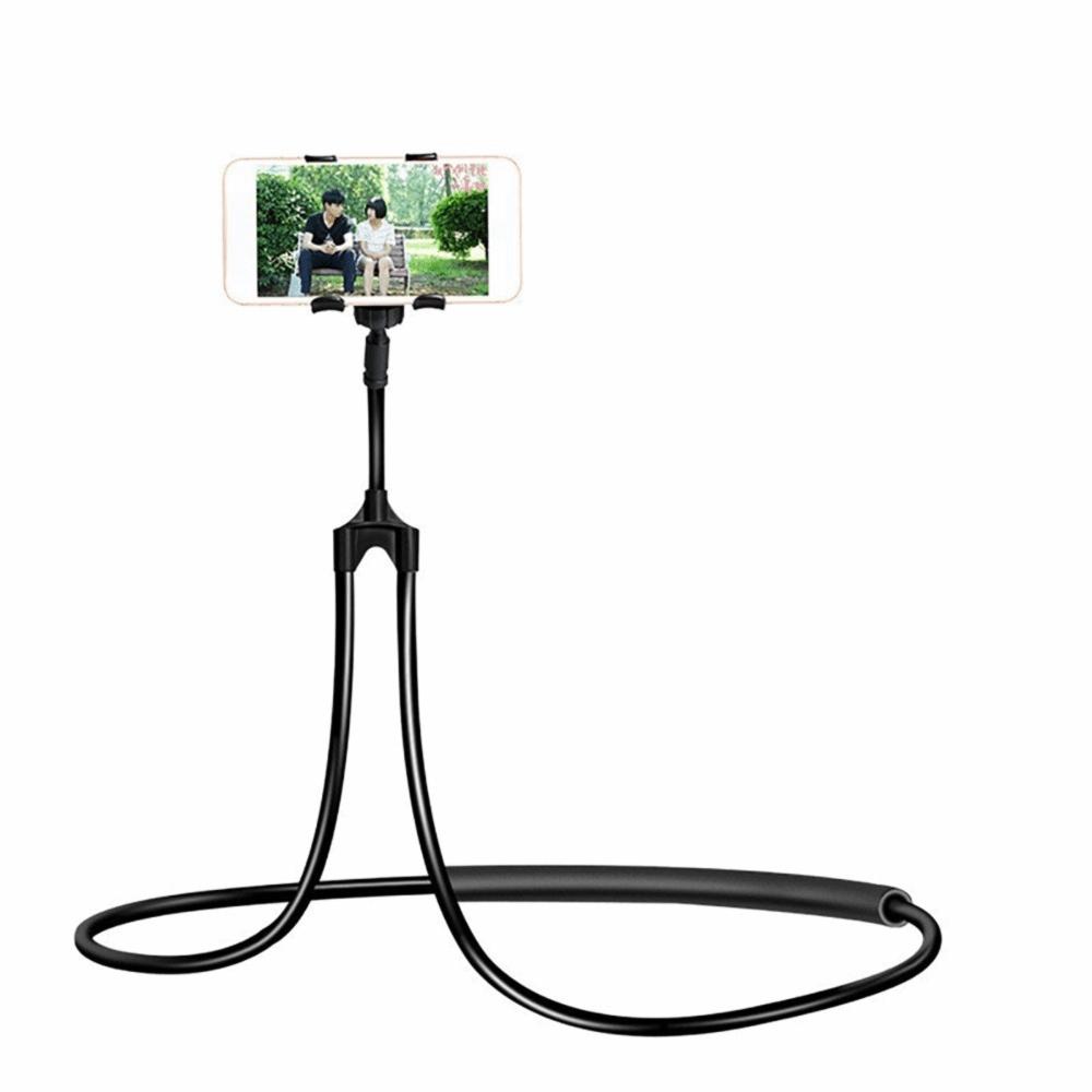Stable Multifunctional Phone Holder Adjustable Flexible Mobile Stand Durable Universal Live Holder Bedside Use чёрный