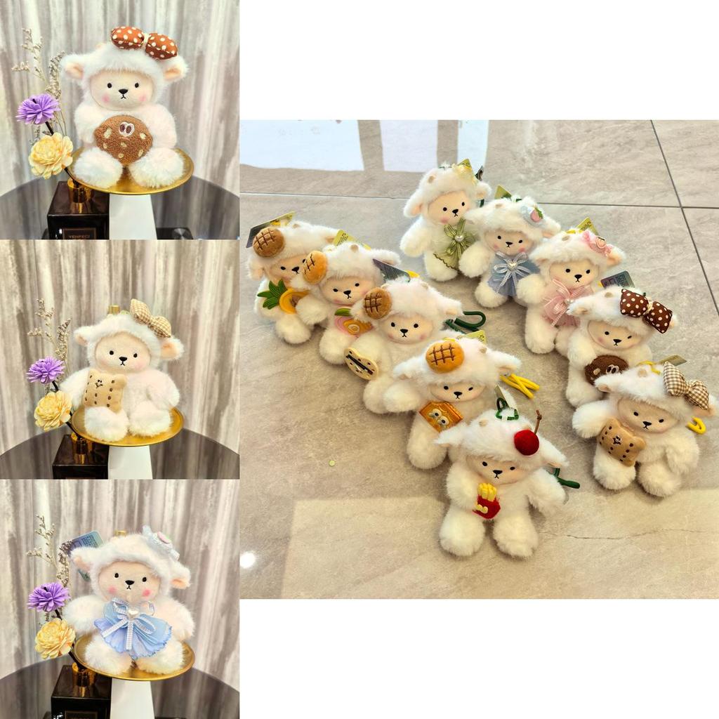 Animal Plush Keyring With Long Plush Material For Teen Girl Backpack Charm