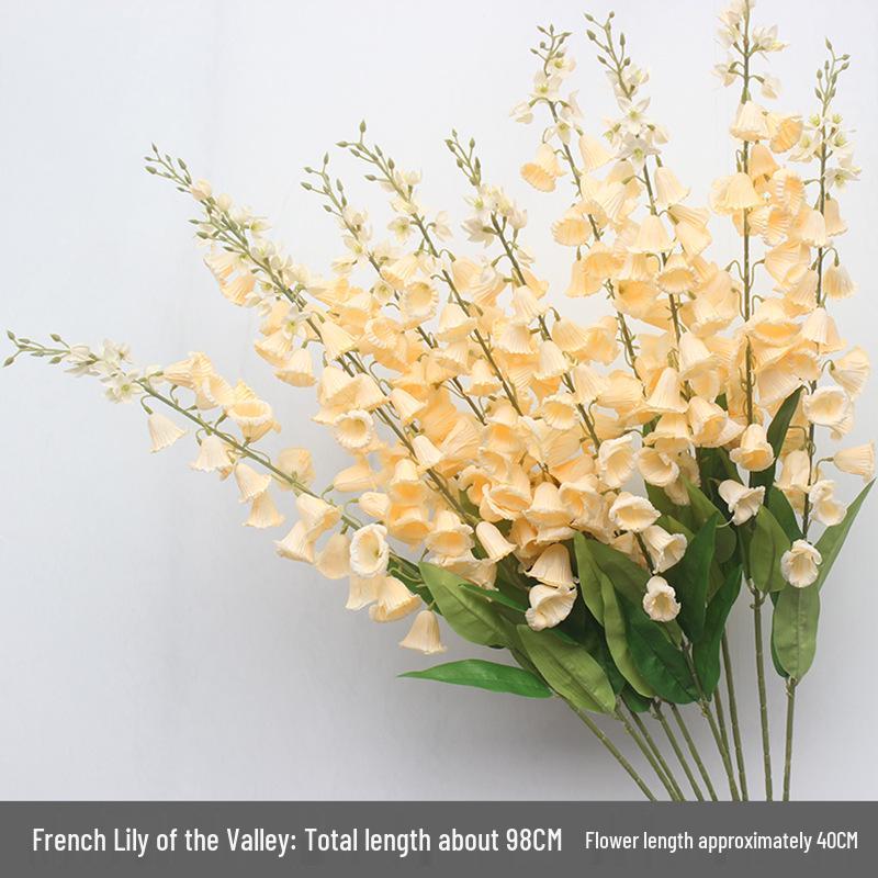 Champagne Silk Flower Wedding Decor - Artificial Ceiling & Aisle Floristry Elements