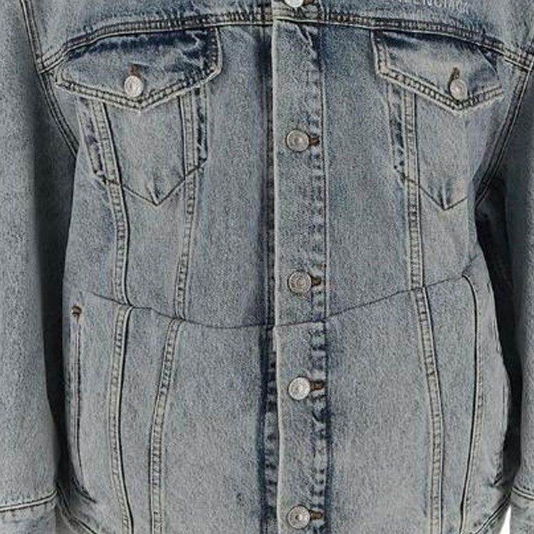 Balenciaga FW22 Denim Jacket Unisex Blue 706654TDW144824