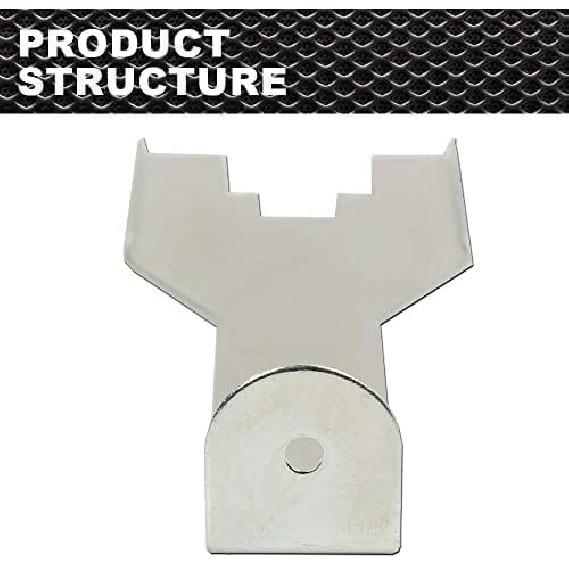CROSSDESIGN Demontagewerkzeug Gestanzter Innentürgriff Stahl Innentürgriff Fensterlüftungskurbel Halteclip Demontagewerkzeug Kompatibel mit Chevy GM