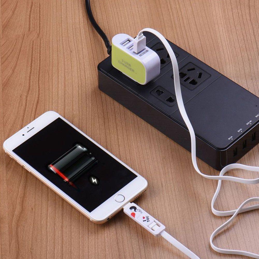 Versatile 3usb Candy Charger With Led Light For Apple Devices Travel-friendly