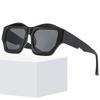 Geometric Hexagon Sunglasses With Uv400 Protection For Summer Travel And Parties