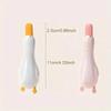 2-in-1 Cute Duck Garbage Clip Multiple Functions Household Cleaning Tools For Bathroom Hair Cleaning Stain Removal Drainage Hole