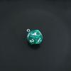 Acrylic 12-Sided Colorful Polyhedral Dice Keychain Ornament
