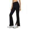 Womens High-Waisted Yoga Pants With Flared Leg Breathable Stretch Fitness Leggings Gym Running