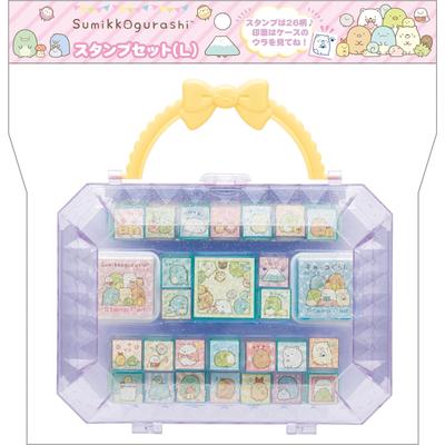 Sumikko Gurashi Stamp Set Purple FT72702 H165 X W160 X D45mm San-X (L)