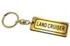 Land Cruiser Gold Black Double Ring Acrylic Original Keychain Early Late Model Parts A-435-1 & (Sizes 40, 60, 70, 80, 95, 100, 250, 300) - &