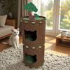 All-in-one Cat Castle House 2-layer Cat Bed New Cat House  Cat Furniture