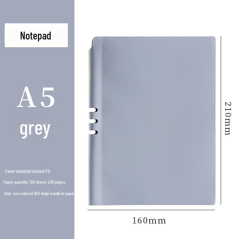 A5 Notizbuch aus weichem Leder: Kreatives Lesen & Geschäftstagebuch für Studenten