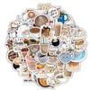 60 Coffee-Themed Digital Stickers for iPad, Phone, Laptop, or Diary - Personalized Graffiti DIY Set