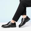 Men's Shoes Leather Shoes Cowhide Summer Hollow Breathable Business Dress Men Casual British Style Block Groom Wedding