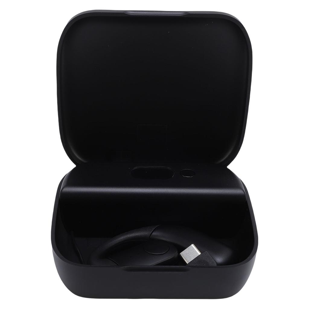 Einzelner Bluetooth-Ohrhörer Schwarz Links Rechts Ohr Universal Lange Akkulaufzeit Drahtloser Bluetooth-Kopfhörer