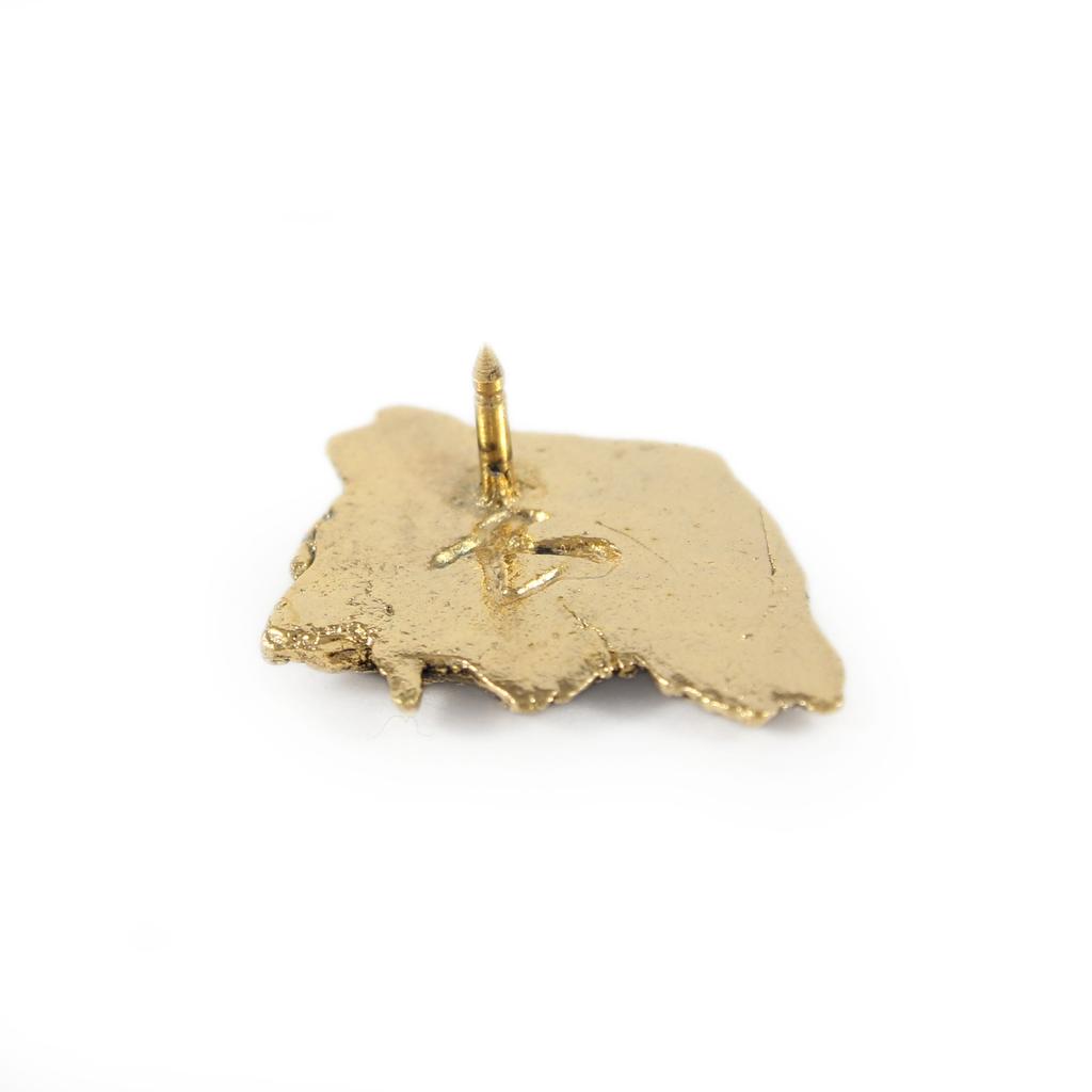Briard, Berger De Brie - Dog Brooch In Decorative Box, Elegant Gold-plated Pin, Art-Dog Brand Jacket Pin