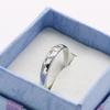 Simple Hollow Star Ring Women'S Platinum Plated Ring Temperament Ring Birthday Gift
