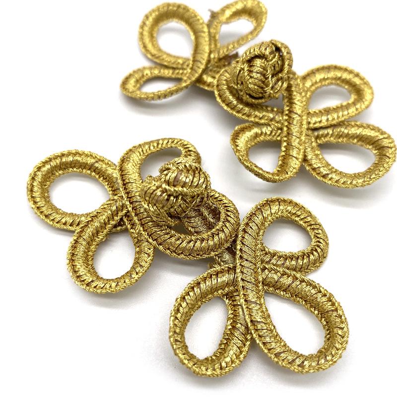 5 Pair Good Chinese Handmade Cheongsam Buttons Knot Fastener Closures DIY Sewing