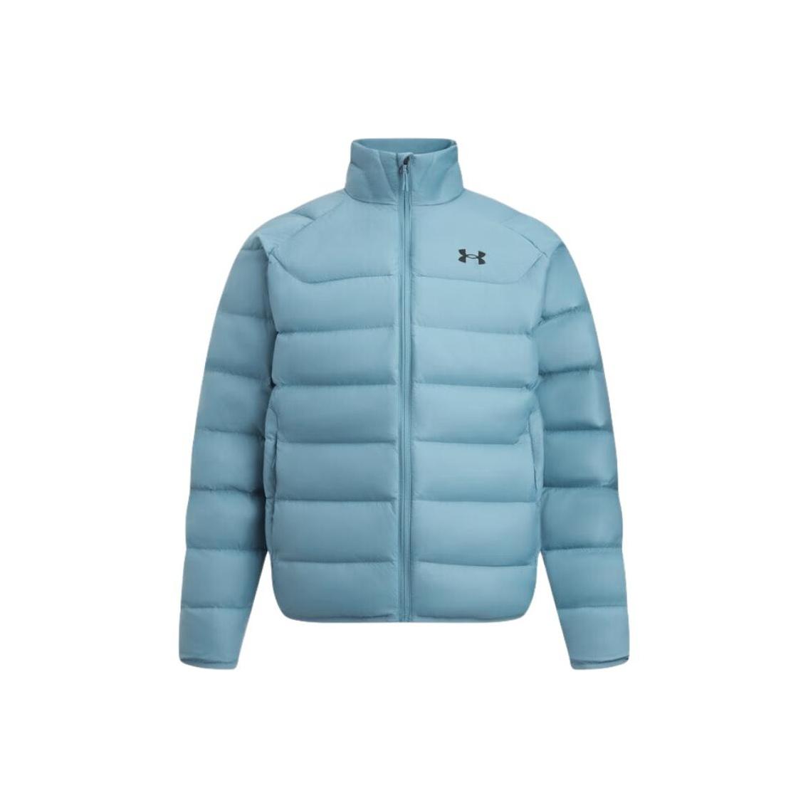 

Under Armour FW25 Основная куртка с воротником-стойкой, короткая, свободного кроя, на утином пуху, с длинными рукавами, мужская куртка 6010876-418 S