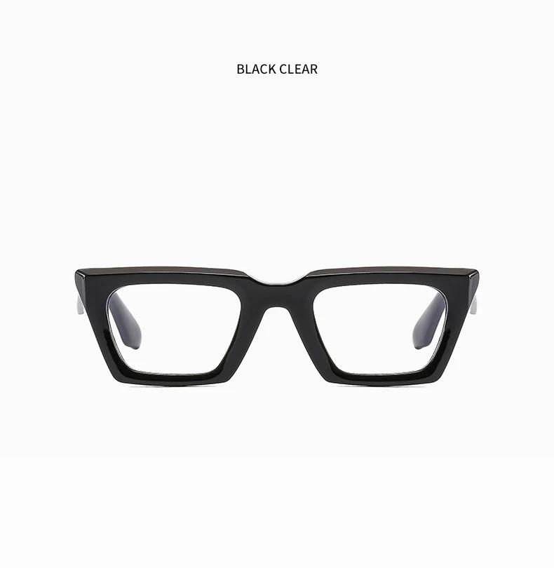 Large Square Frame Anti Blue Light Glasses Retro Classic Men Women Computer Gaming Eye Protection Spectacles