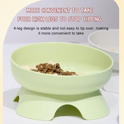 Elevated Cat Bowls No-Spilling Tilted Raised Pet Food and Water Bowls for Cats and Small Dogs Pet
