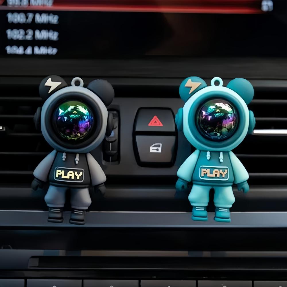 Astronaut Design Car Air Freshener, Car Trend Aromatherapy Clip, Car Interior Trim Clip, Eid al-Fitr Happy