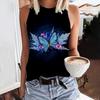 3D printed vest for women's fashionable streetwear