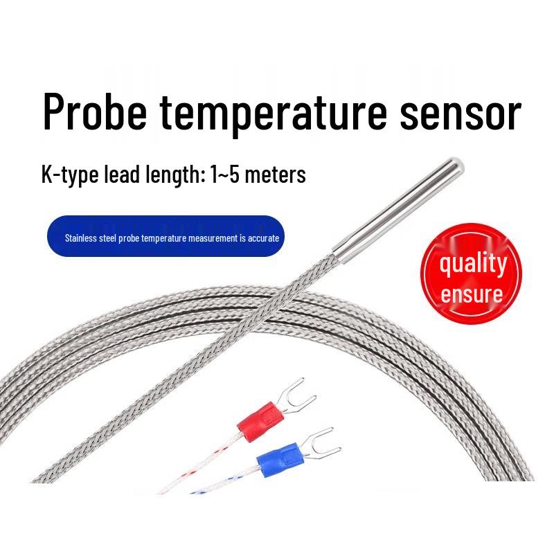 XinkaiChen K-Type Thermocouple PT100 Temperature Sensor Probe