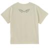 Milkfed Casual Angel Kompakt Kurz Off-White T-Shirt, Damen,