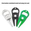 Zinc Alloy Golf Divot Repair Tool Bottle Opener Magnetic Ball Marker Holder Metal Green Fork Tool Golf Accessories Men Women Golfer Enthusiasts Gift