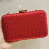 Grüne/Rote/Silberne Abendtaschen Damen Kristall-Clutch Mode Hochzeitsfeier Handtaschen Diamant Dinner-Bankett Diamant-Geldbörsen Minaudie