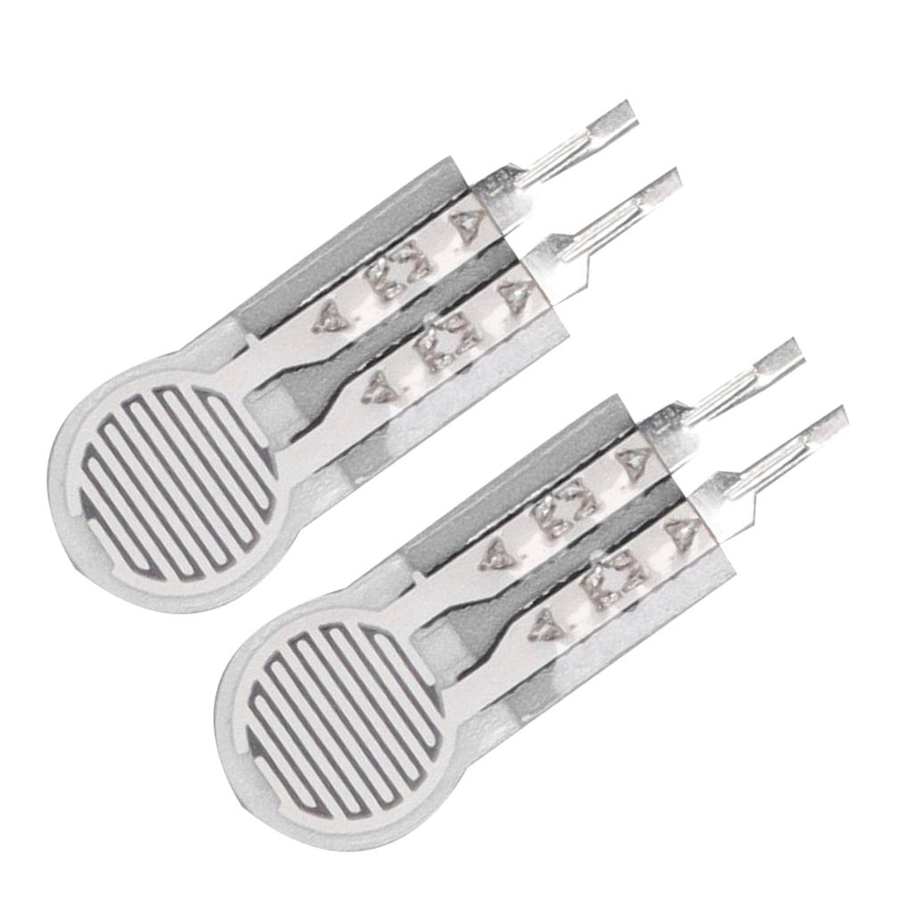 2 Stück Dünnschicht-Drucksensor Kraftempfindlicher Widerstand Widerstandstyp Flexible Wägezelle