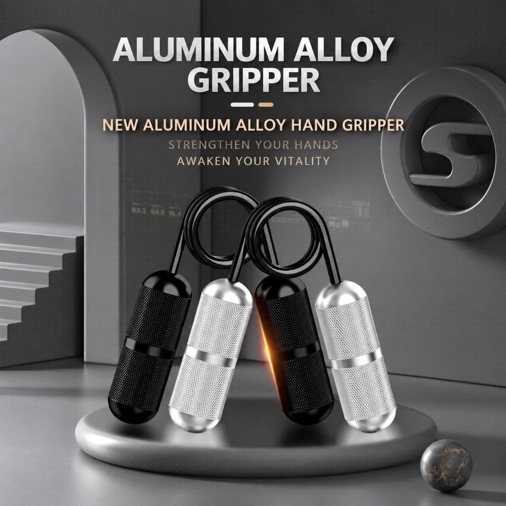 Aluminum Alloy Hand Grip Strengthener Stress Relief Hand Gripper  For Office Workers