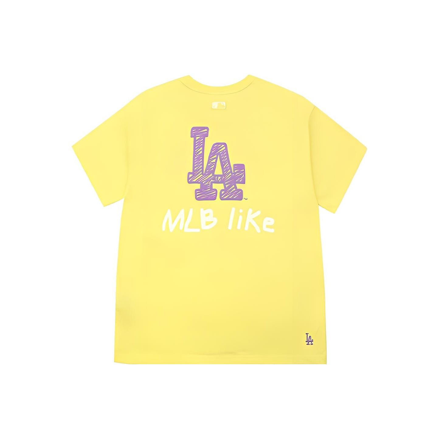 MLB Like Collection T Shirt Unisex Yellow 31TS15031-07Y