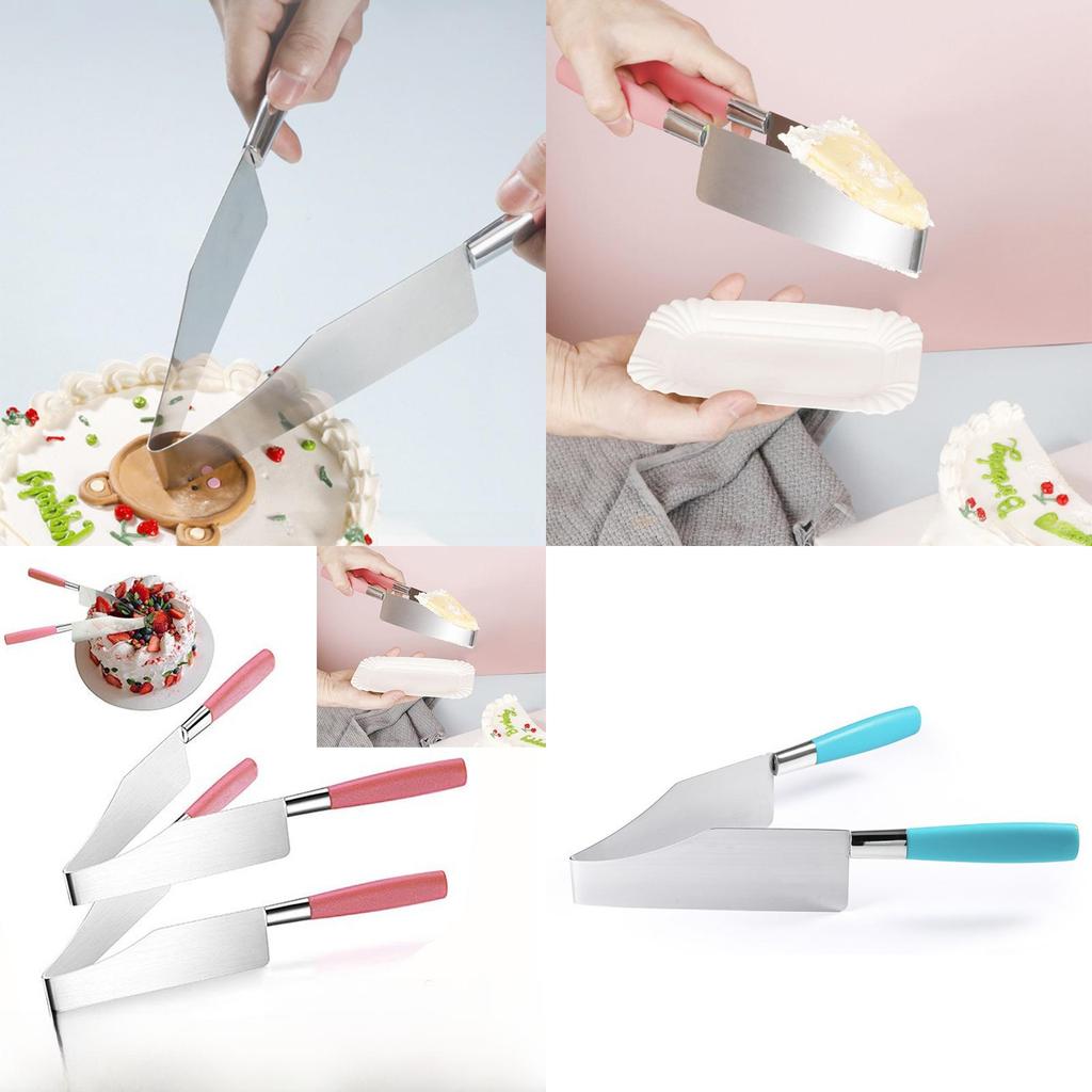 Modern Stainless Steel Triangle Cake Transfer Tool For Bakery And Home Use
