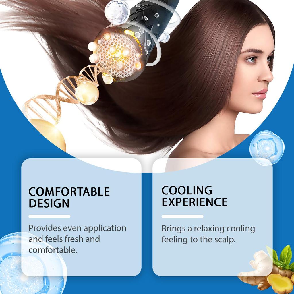 Hair Ampoule Serum Scalpy Hair Growth Serum Roll on for Thicker Refreshing Scalp Treatment Reduces Breakage Hair Care Products