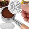 51/53/58mm Doppellagig 304 Edelstahl Kaffeefilter Feines Netz Wiederverwendbarer Kaffee-Siebträger Sieb Professionelles Espresso-Zubehör