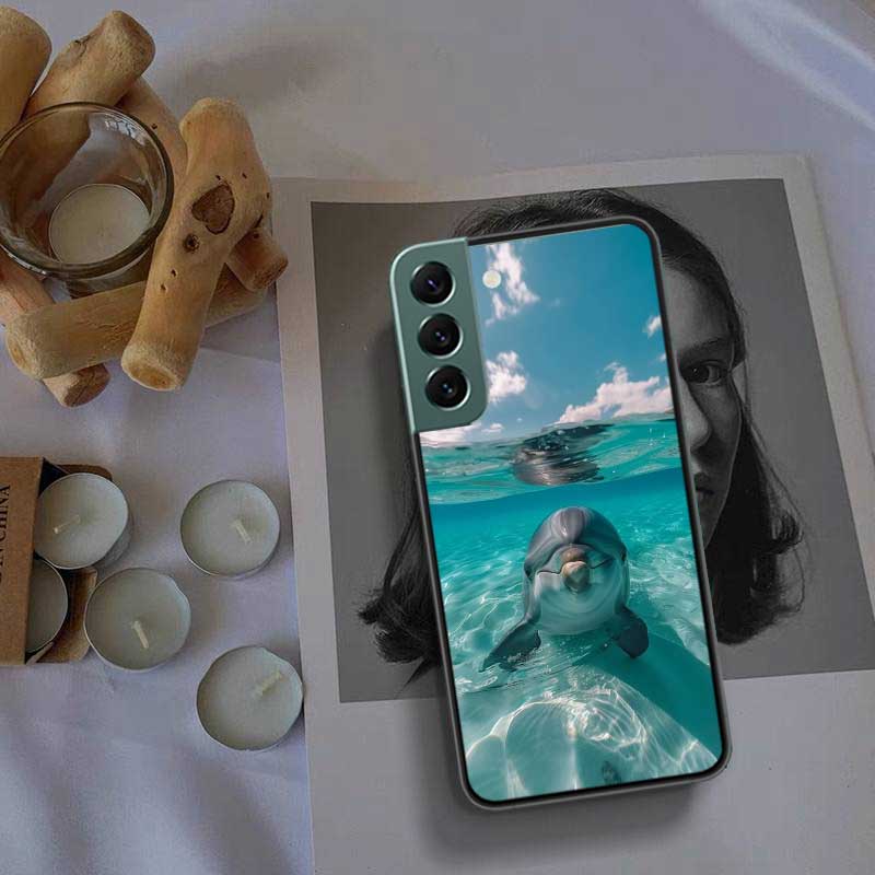Why Do Dolphins Breach Phone Case For Samsung Galaxy S22 S25 Ultra S21 S10 Plus S26 Edge S20 S23 S24 FE Cover Silicone Soft