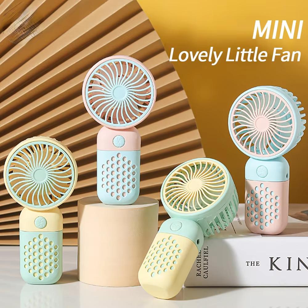 Handheld Light Mini Fan USB Rechargeable Small Electric Fan Student Pocket Portable Fan Mini Multicolor Portable Air Conditioner