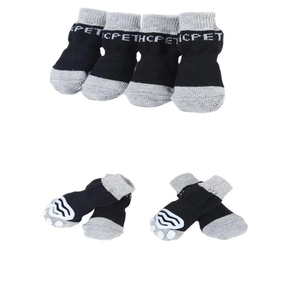 High Quality Anti Slip Pet Socks Cotton Cartoon Dog Socks Puppy Shoes