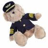 Bedroom Decor Pilot Bear Plush Toy Stuffed Animal Flight Attendant Doll  Birthday Gift