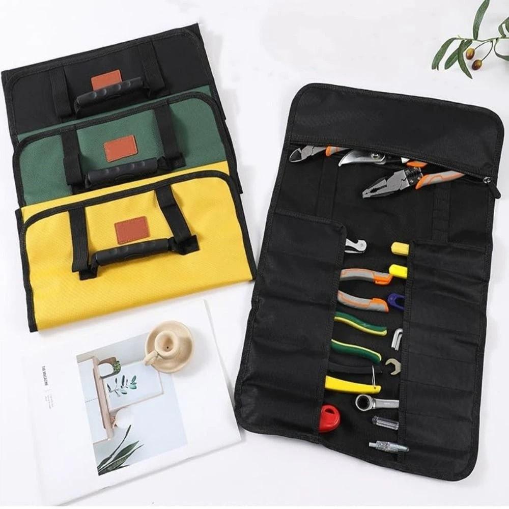 Elastic Coil Folding Reel Rolling Tool Bag Separate Storage Tool Storage Bag Fitment