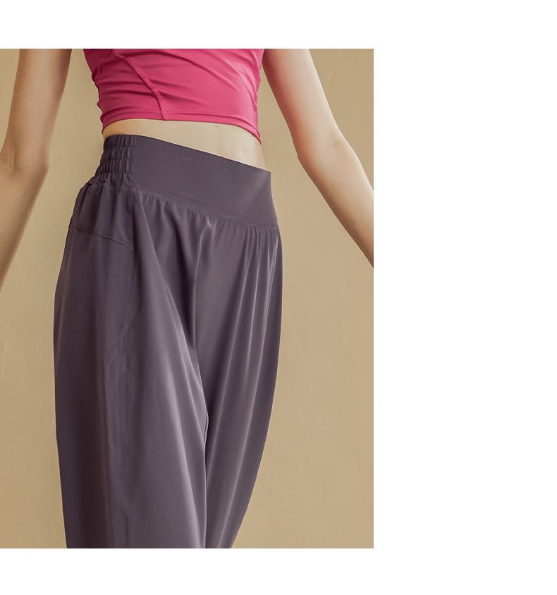 High Waist Quick Dry Women's Joggers - Elastic Waist, Loose Fit Yoga & Running Pants