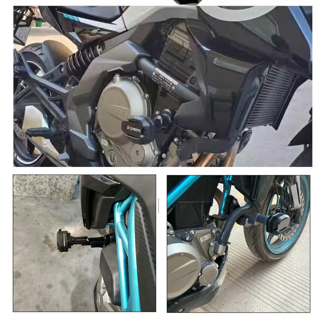 For CFMOTO 250NK 300NK 400NK 650NK 150NK Motorcycle Anti-Drop Ball Modified Body Bumper Rubber Rod Frame Slider Parts