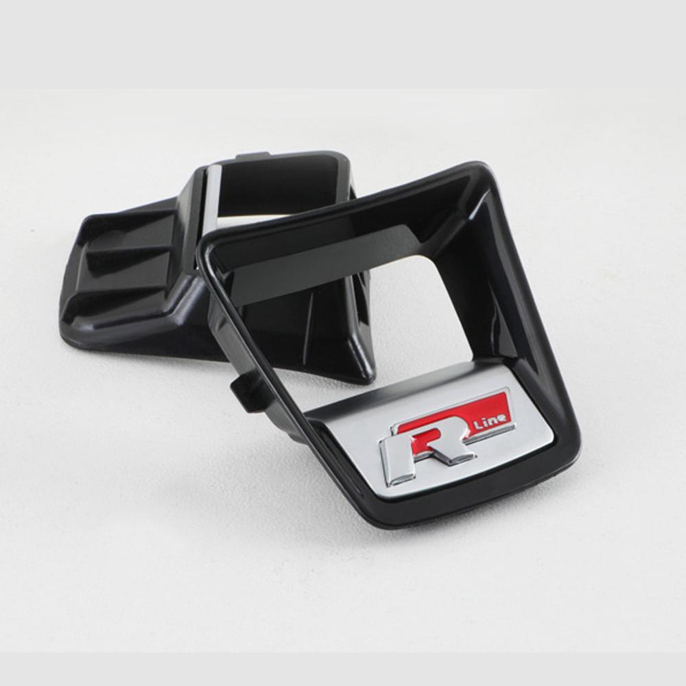 1Pc New R Rline Car Steering Wheel Logo Emblem Sticker Decals for Jetta Touran POLO Golf MK4 MK5 MK7 Tiguan Passat TSI TDI